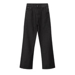 Barbed Wire Embroidered Bootcut Jeans