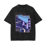 Japanese Kanji Graphic Washed Tee-INNBLAC Fashion Apparel