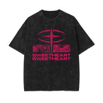 Sweetheart Streetwear Graphic Stone Wash Tee-INNBLAC Fashion Apparel