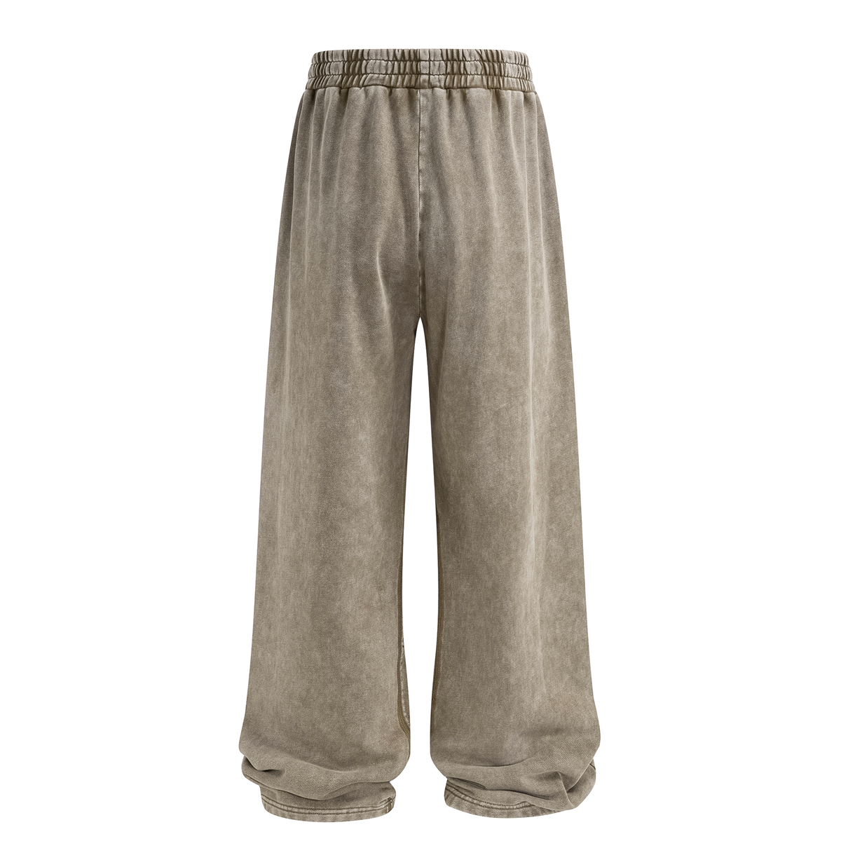 Vintage Wash Cotton Patchwork Sweatpants