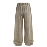 Vintage Wash Cotton Patchwork Sweatpants