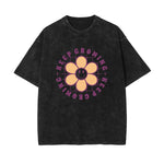 Retro Groovy Keep Growing Graphic Tee-INNBLAC Fashion Apparel