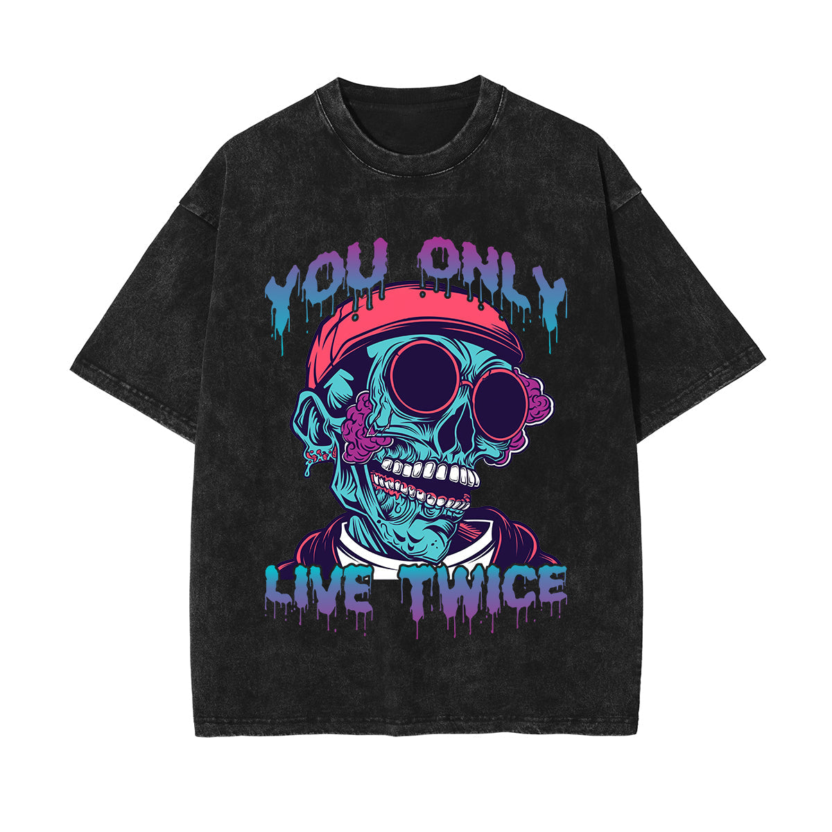 You Only Live Twice Graphic Tee-INNBLAC Fashion Apparel