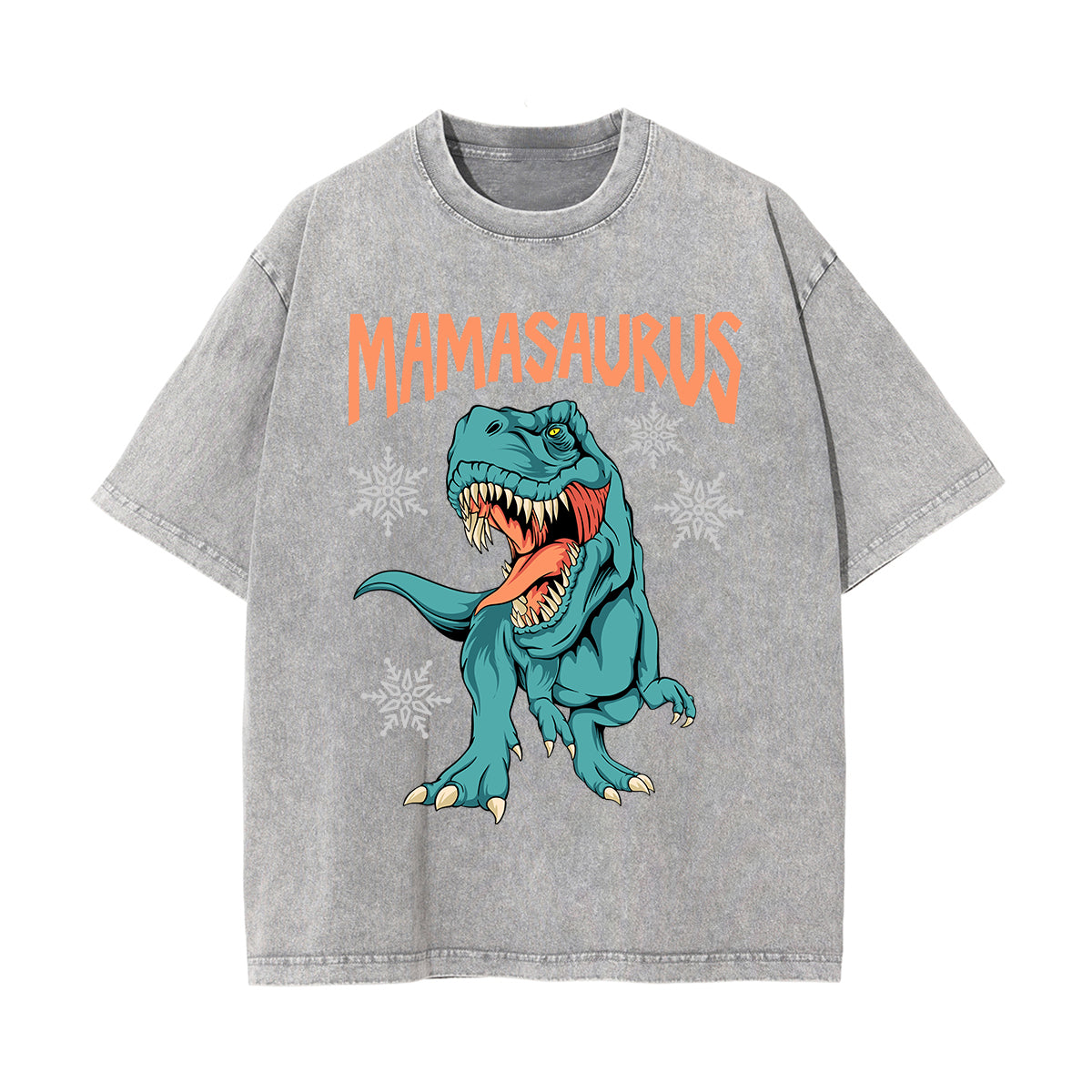 Mamasaurus Graphic Washed Tee-INNBLAC Fashion Apparel