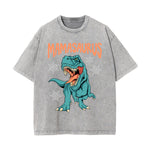 Mamasaurus Graphic Washed Tee-INNBLAC Fashion Apparel