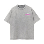 Streetwear Chrome Effect Graphic Tee-INNBLAC Fashion Apparel