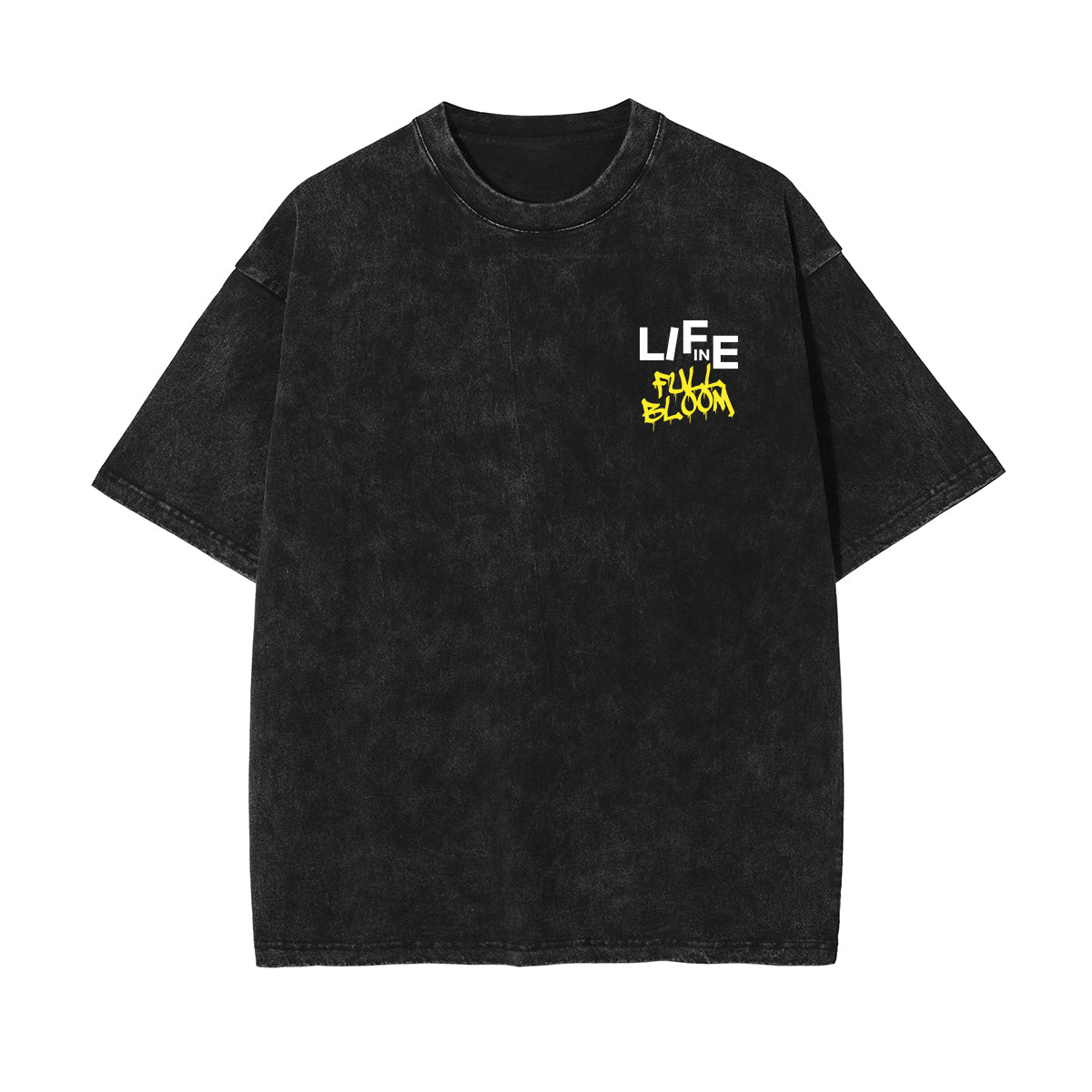 Life In Full Bloom Streetwear Graphic Tee-INNBLAC Fashion Apparel