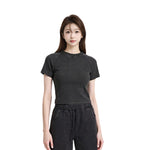 260G Snow Wash Oversized Raglan Sleeve T-Shirt