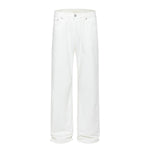 Essential Relaxed Straight-Leg Cotton Pants