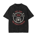 Two Wheels Forever Graphic Tee-INNBLAC Fashion Apparel