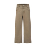Retro Loose-Fit Straight-Leg Wide Leg Casual Pants
