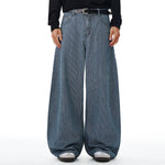 Striped Wide Leg High Waisted Casual Comfort Pants