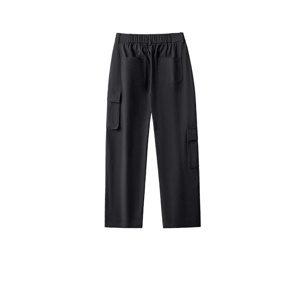 Solid Color Wide Leg Cargo Pants-INNBLAC Fashion Apparel