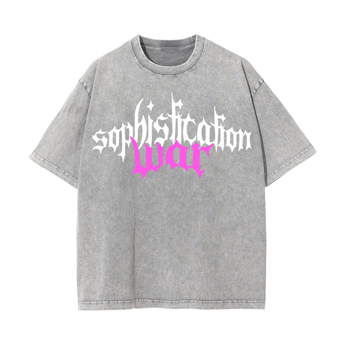 Sophistication War Futuristic Streetwear Graphic Tee-INNBLAC Fashion Apparel