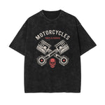 Motorcyce Parts And Service Graphic Tee-INNBLAC Fashion Apparel