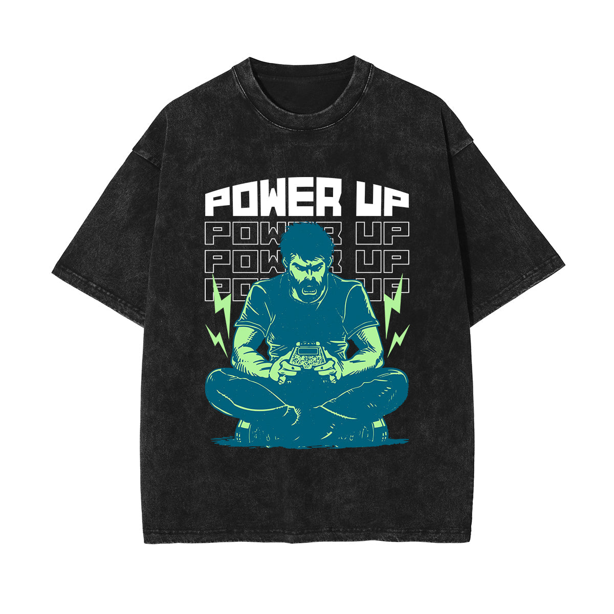 Power Up Gaming Graphic Tee-INNBLAC Fashion Apparel