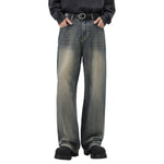 Straight Leg Casual Denim Pants-INNBLAC Fashion Apparel