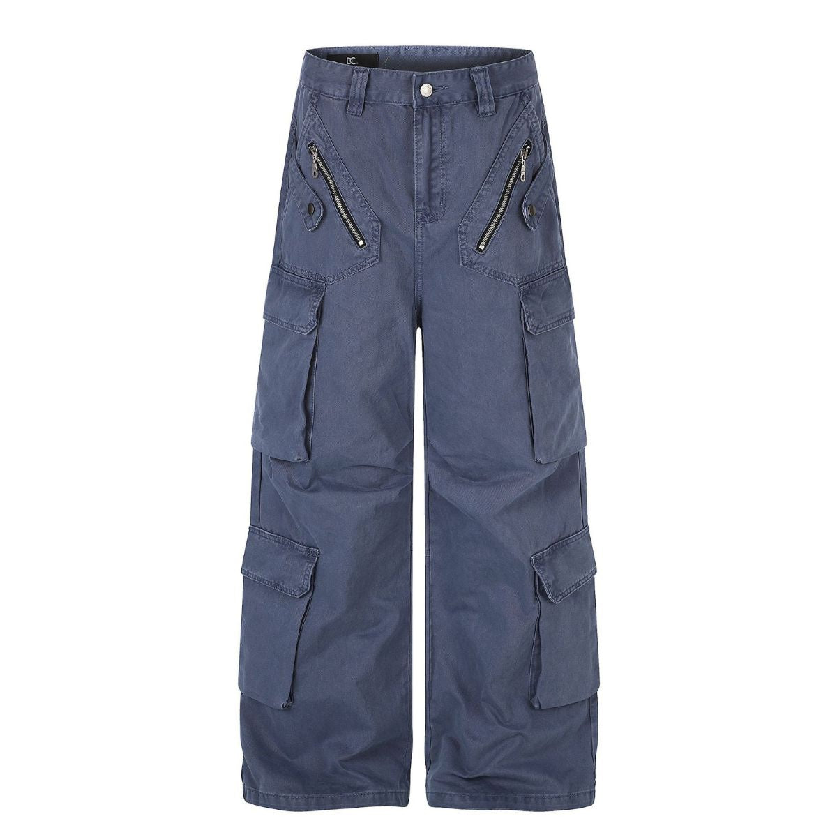 Vintage Multi-Pocket Wide Leg Cargo Pants