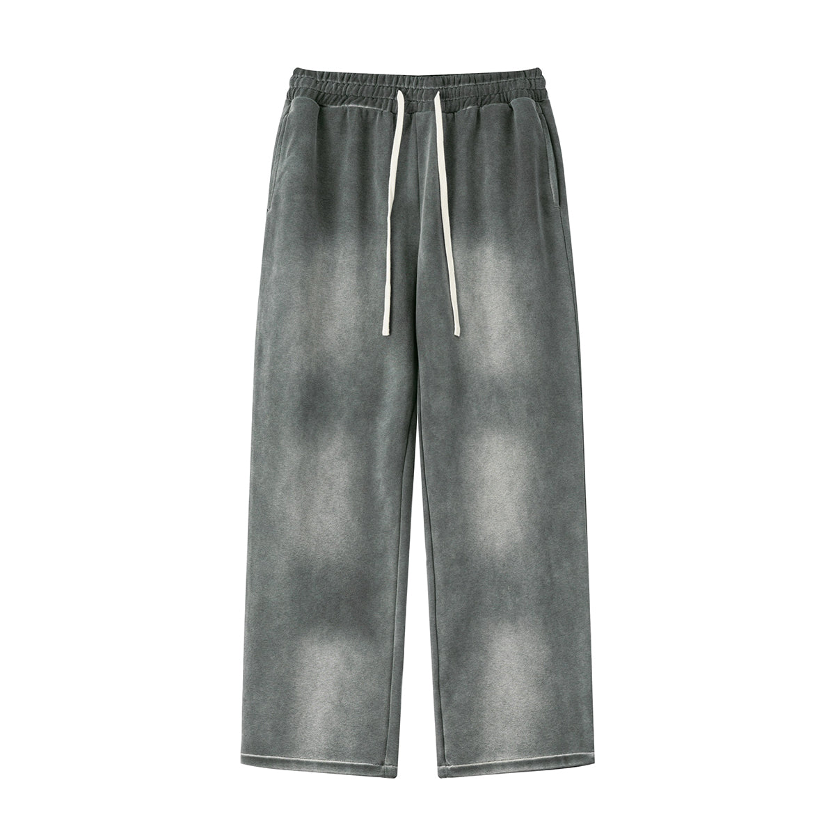 Acid Wash Straight Leg Joggers-INNBLAC Fashion Apparel