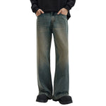 Washed Whiskers Baggy Jeans-INNBLAC Fashion Apparel