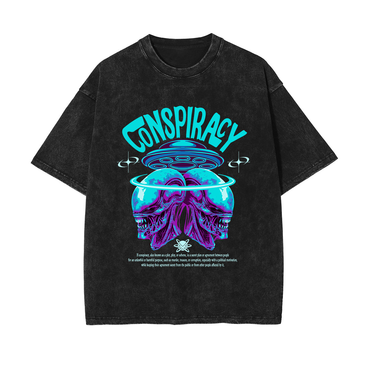 Conspiracy Punk Graphic Tee-INNBLAC Fashion Apparel