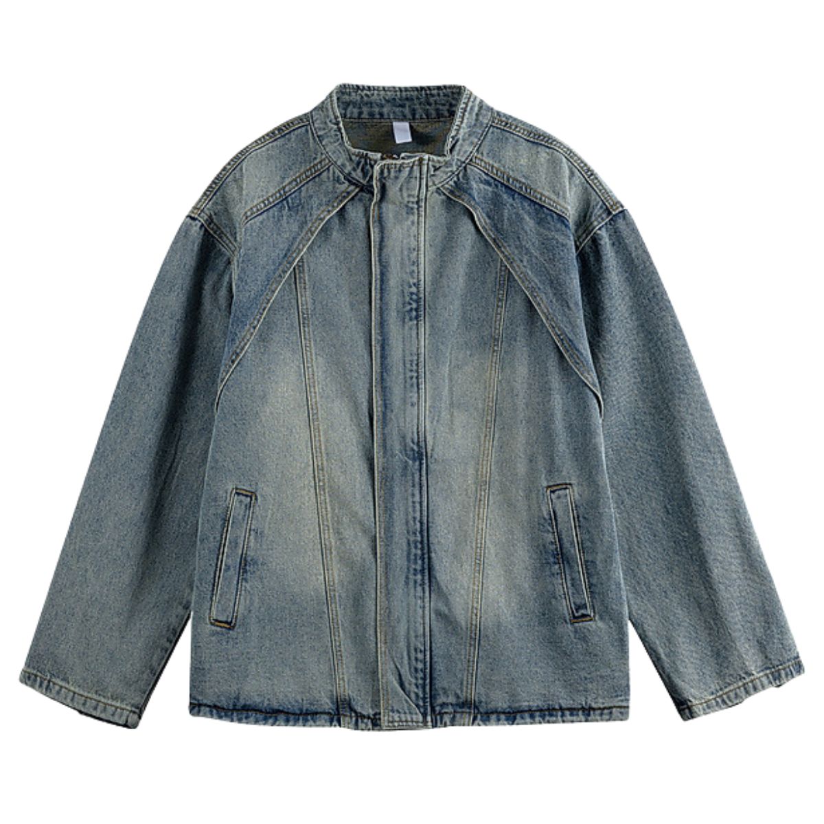 High Street Distressed Autumn Loose Washed Denim Jacket