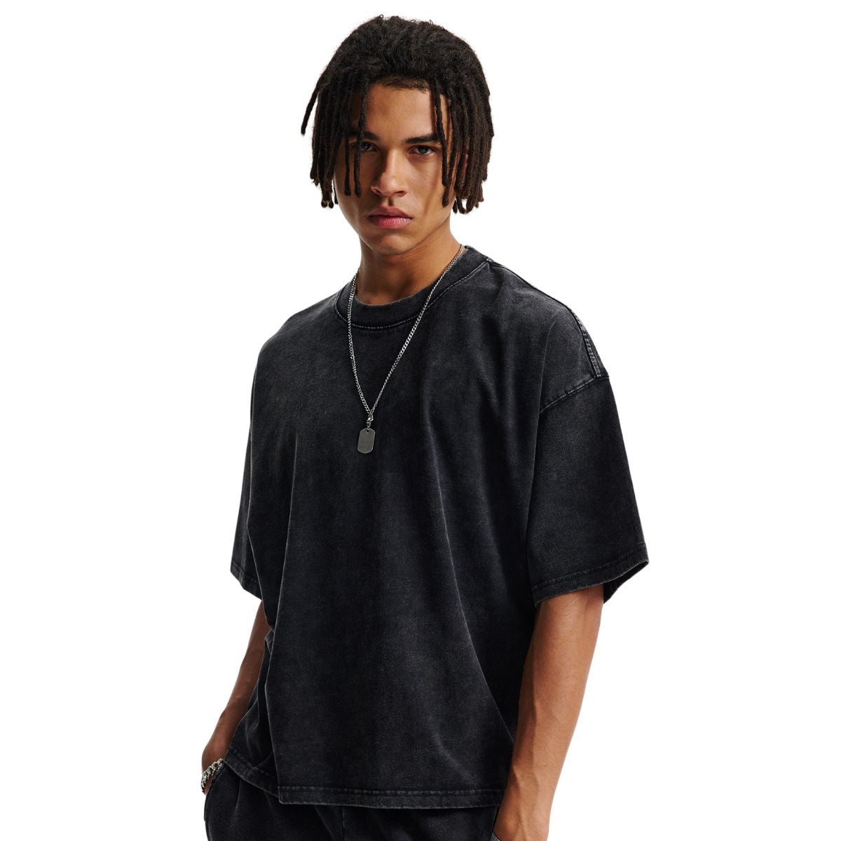 Vintage Washed Boxy Heavyweight Tee 275gsm