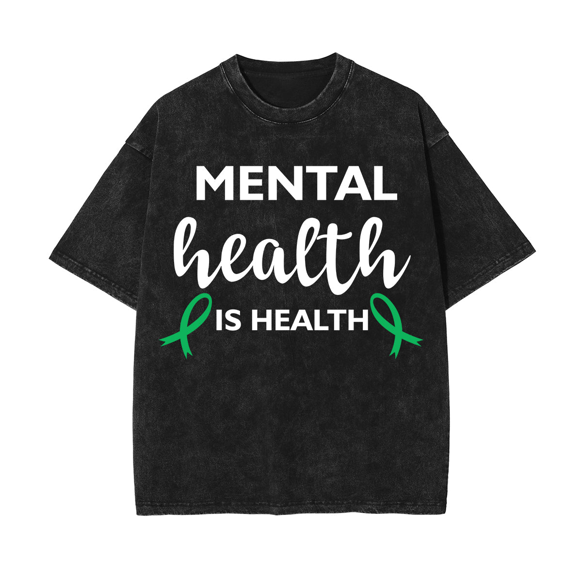 Mental Health Is Health Washed Tee-INNBLAC Fashion Apparel