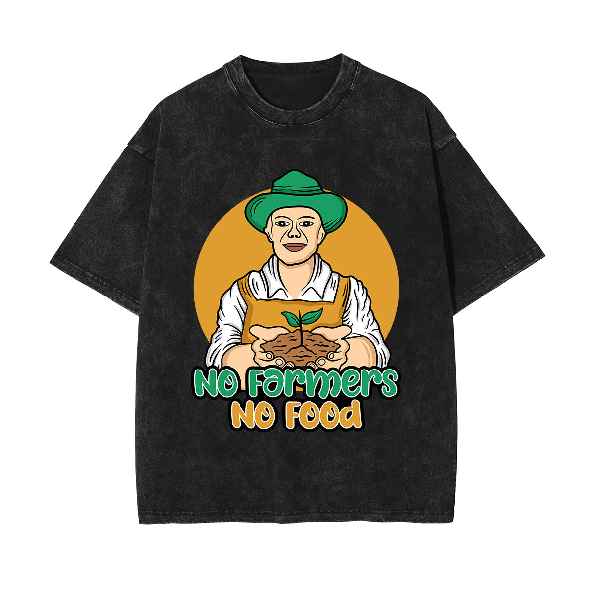 No Farmers No Food Graphic Tee-INNBLAC Fashion Apparel