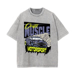 Drift Muscle Drift Car Graphic Tee-INNBLAC Fashion Apparel