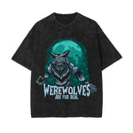 Werewolves Are Fur Real Graphic Tee-INNBLAC Fashion Apparel