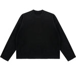 Heavyweight Washed Waffle Cotton Long Sleeve Tee 340G