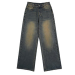 Light Blue Vintage Wash Baggy Jeans