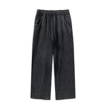 Front Seam Washed Baggy Joggers-INNBLAC Fashion Apparel