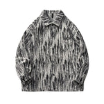 Oversize Streetwear Colorful Yarn Washed Denim Jacket