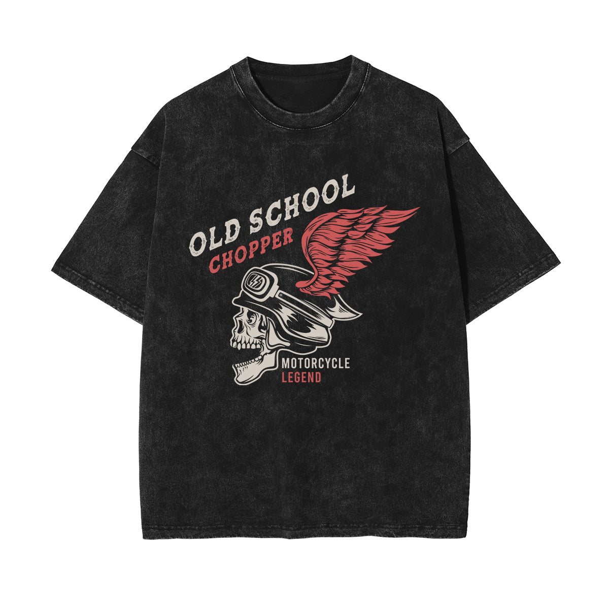 Old School Chopper Graphic Tee-INNBLAC Fashion Apparel