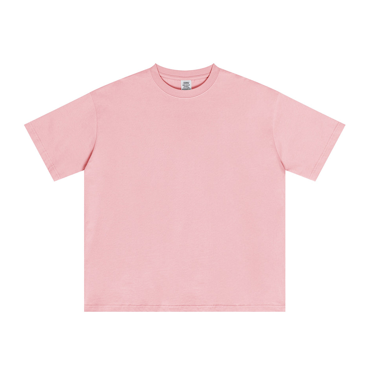 Crew Neck Solid Color T shirt 235gsm