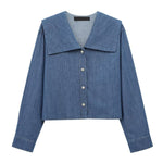 Sweet Girl Denim Long Sleeve Shirt