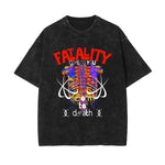 Fatality Brutalism Stone Wash Graphic Tee-INNBLAC Fashion Apparel