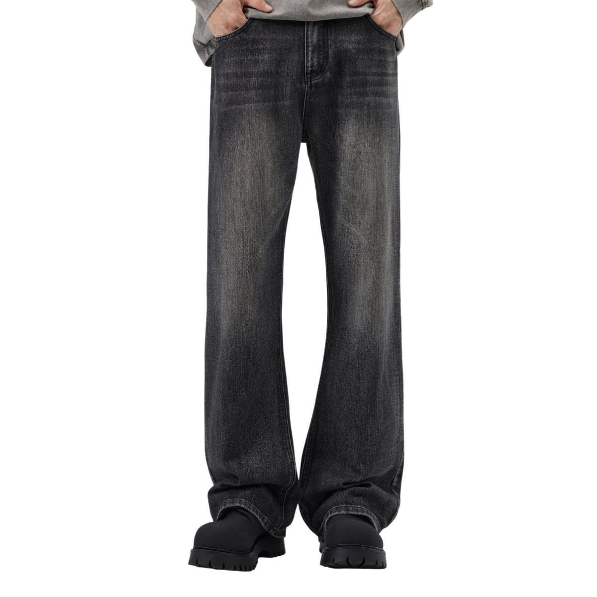 Vintage Whiskers Bootcut Jeans-INNBLAC Fashion Apparel