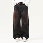 Heavyweight Wasteland Wrinkles Jeans-INNBLAC Fashion Apparel