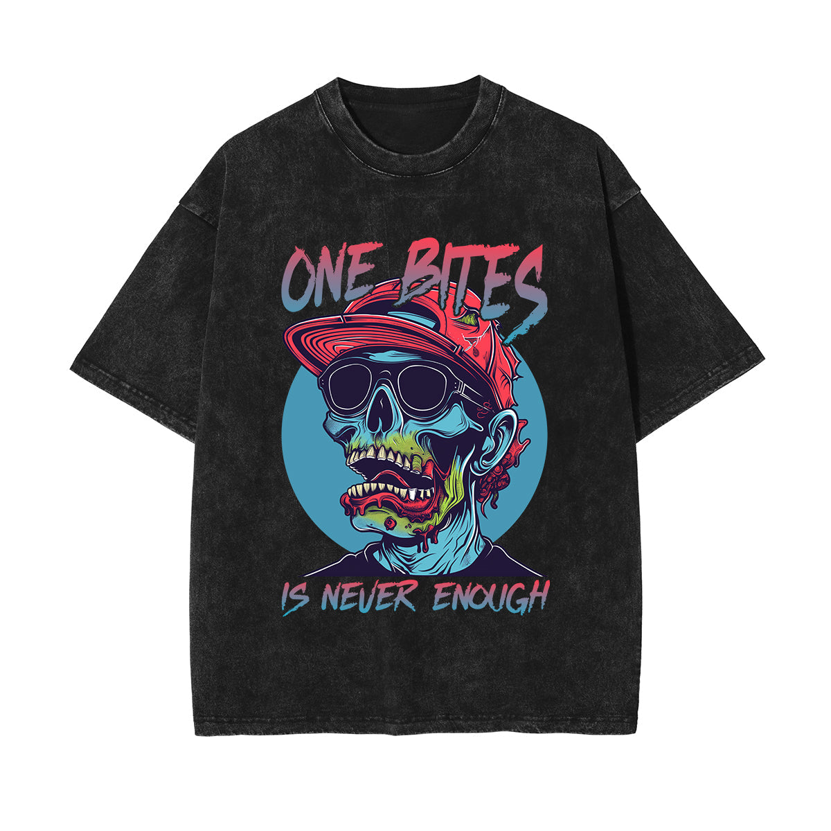 One Bites ls Never Enough Graphic Tee-INNBLAC Fashion Apparel