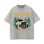 No Road No Problem Graphic Tee-INNBLAC Fashion Apparel