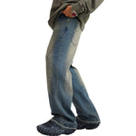 Washed Baggy Bootcut Jeans-INNBLAC Fashion Apparel