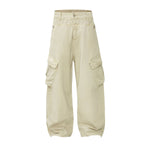 Minimalist Spliced Relaxed Athletic Pants
