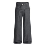 Tailored High Waist Wide Leg Striped Pants