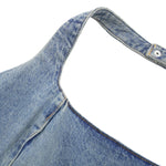 Halter Neck Fitted Bodycon Denim Mini Dress