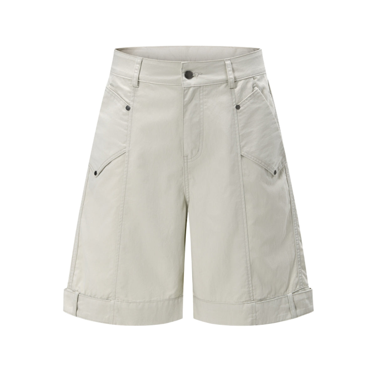Streetwear Cargo Straight Bermuda Shorts