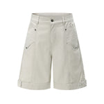 Streetwear Cargo Straight Bermuda Shorts