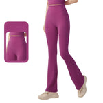 Buttery-Soft High Waist Flare Leggings for Women Tummy Control Workout Pants